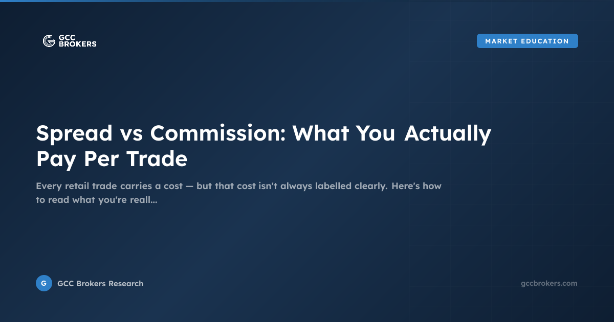 Spread vs Commission: What You Actually Pay Per Trade | GCC Brokers